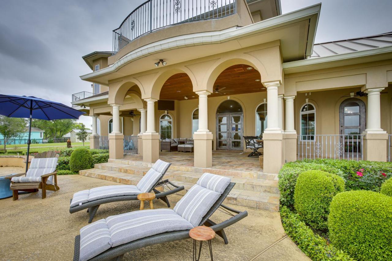 Stunning Galveston Bay Villa Infinity Pool And Dock San Leon Exterior foto