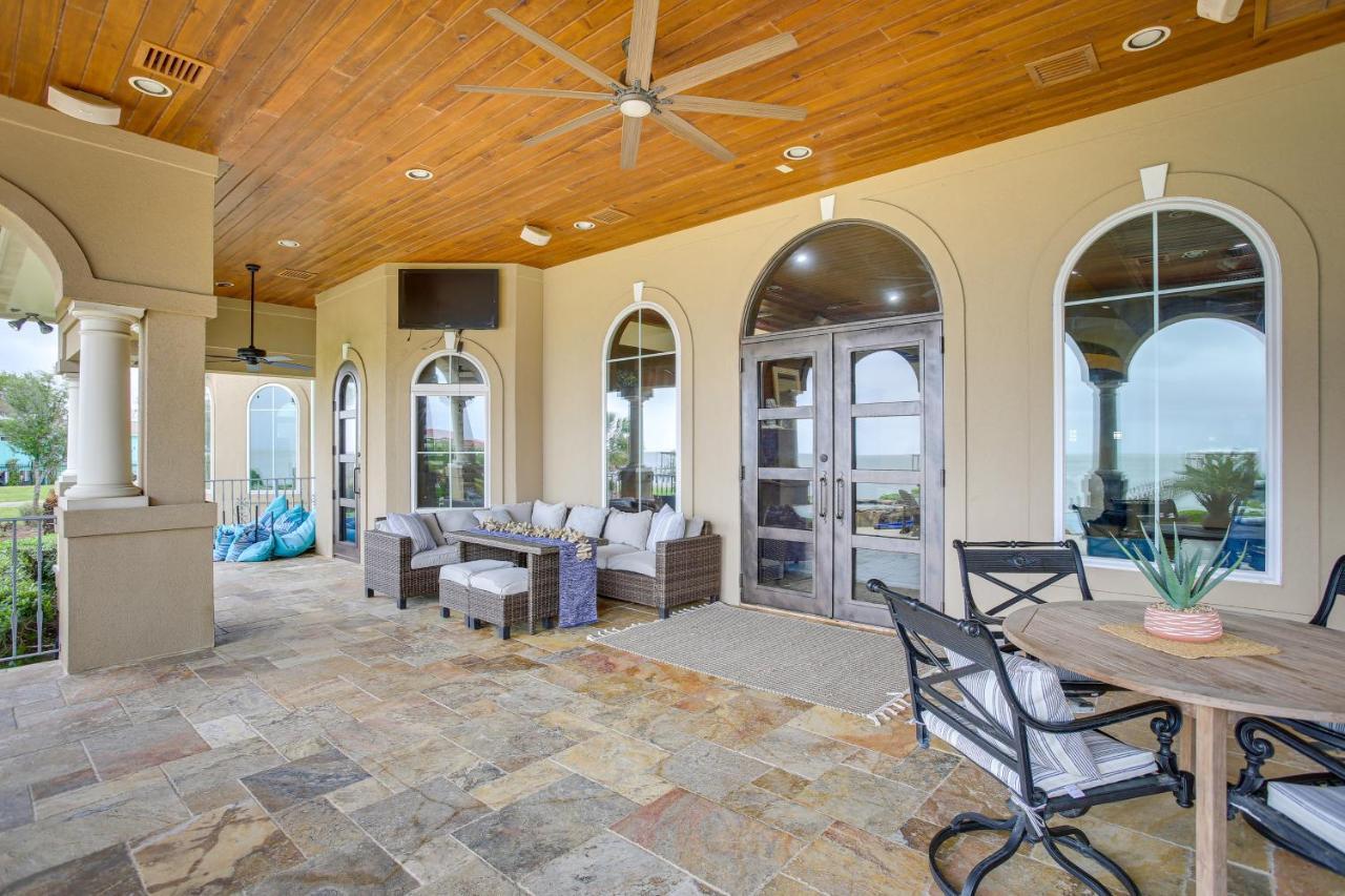 Stunning Galveston Bay Villa Infinity Pool And Dock San Leon Exterior foto