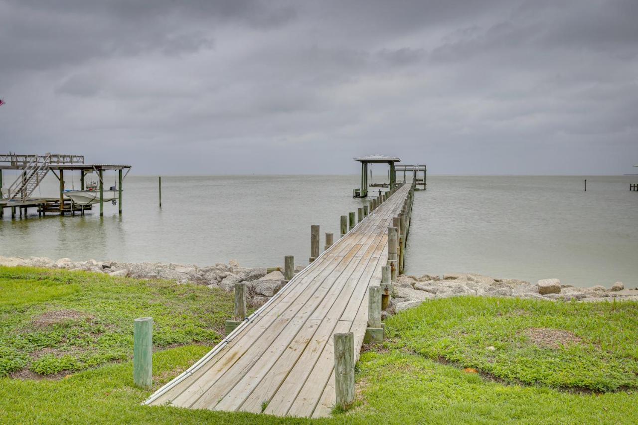 Stunning Galveston Bay Villa Infinity Pool And Dock San Leon Exterior foto