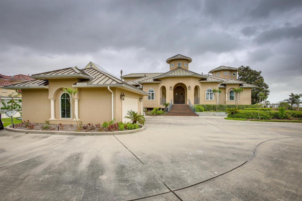 Stunning Galveston Bay Villa Infinity Pool And Dock San Leon Exterior foto